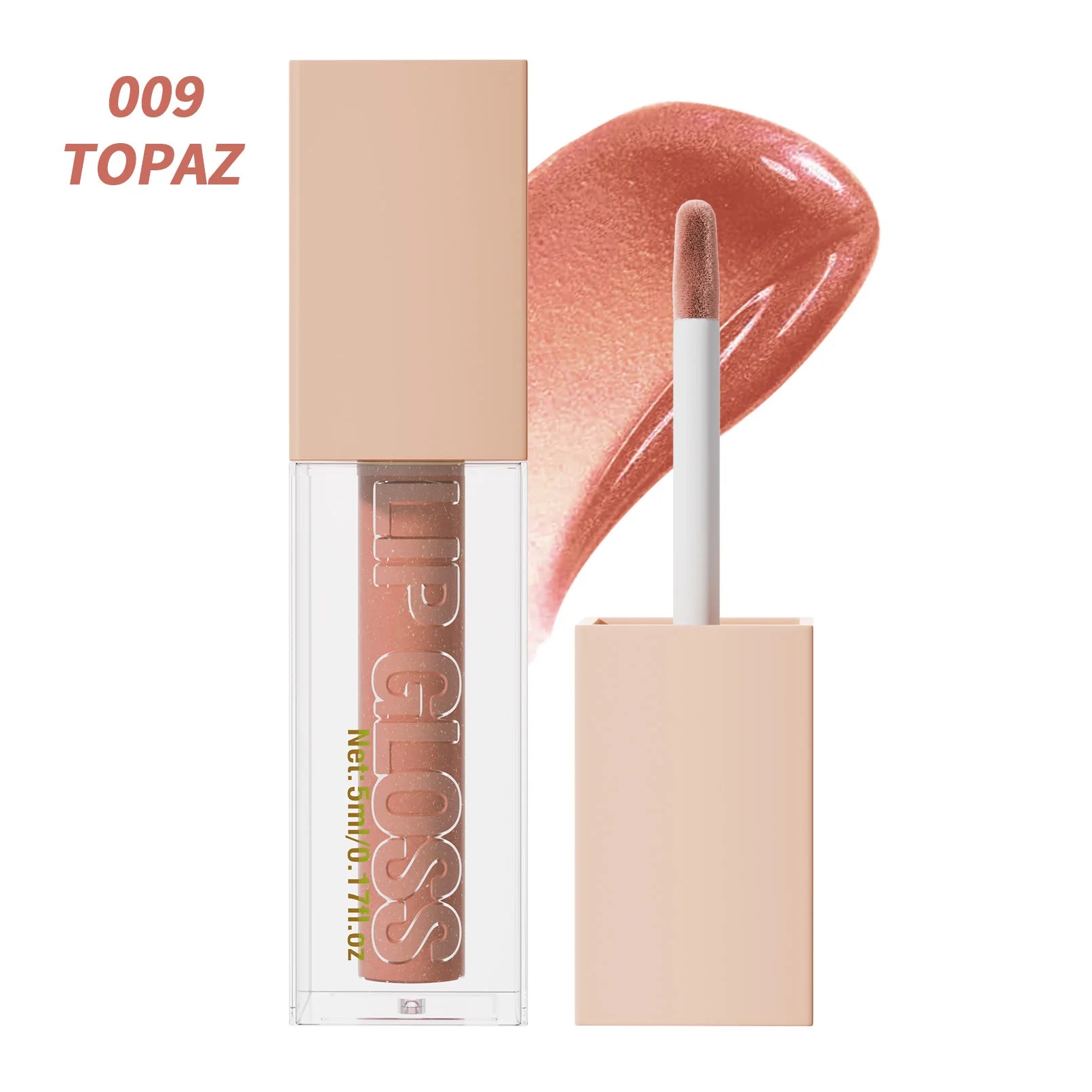Lip Gloss Long-lasting Moisturizing Easy Halo-dyeing Waterproof Mirror Water Glass Lip Gloss Transparent Color Cosmetics Qme 9907-9