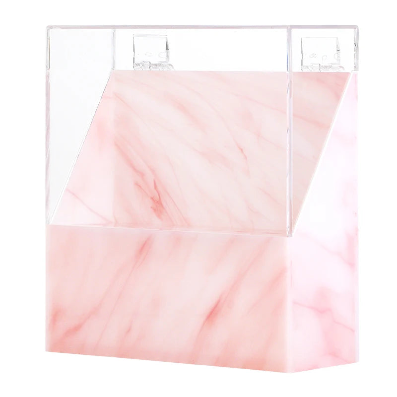 NATUHANA Eyelash Extension Tweezers Storage Box 8 Holes Holder Qme Pink