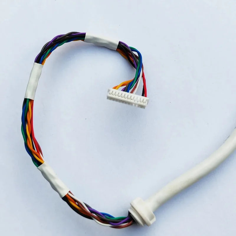 3PCS Network Camera Tail Cable 10 Pin 10 Core POE for Gun Dome Camera 10P10C Connector Cord Qme