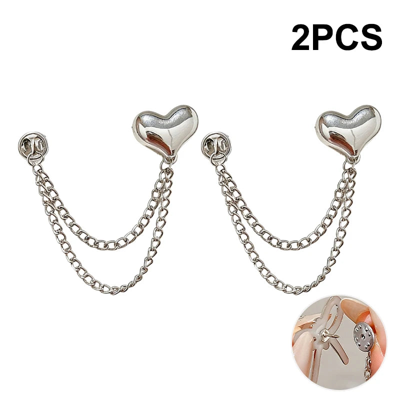 Women's Adjustable Clothes Clips Butterfly Decorations Instant Sleeve Qme A3