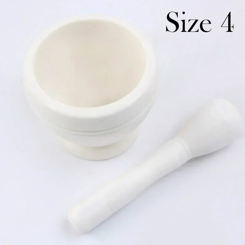 Manual Garlic Crusher Mortar Pestle Multifunctional Spice Grinder Qme Size4