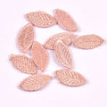 50Pcs Leaf Shape Patches For Kids DIY Applique Clothing Embroidery Lace Appliques For Handmade Sewing Accessories DIY Fabric Qme 1