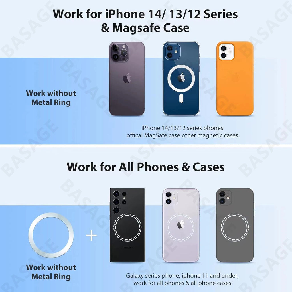 Magnetic Car Phone Holder Stand Magnet Car Mount Support GPS Mobile Bracket in Car For Macsafe iPhone 12 13 14 Samsung Xiaomi Qme