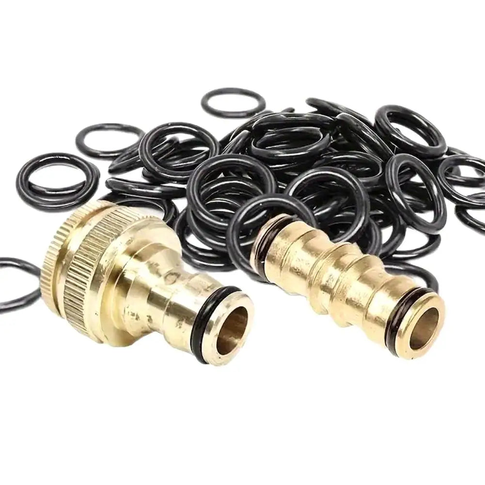 Rubber O-ring Assortment Black Sealing Gasket Faucet Automotive Air Qme