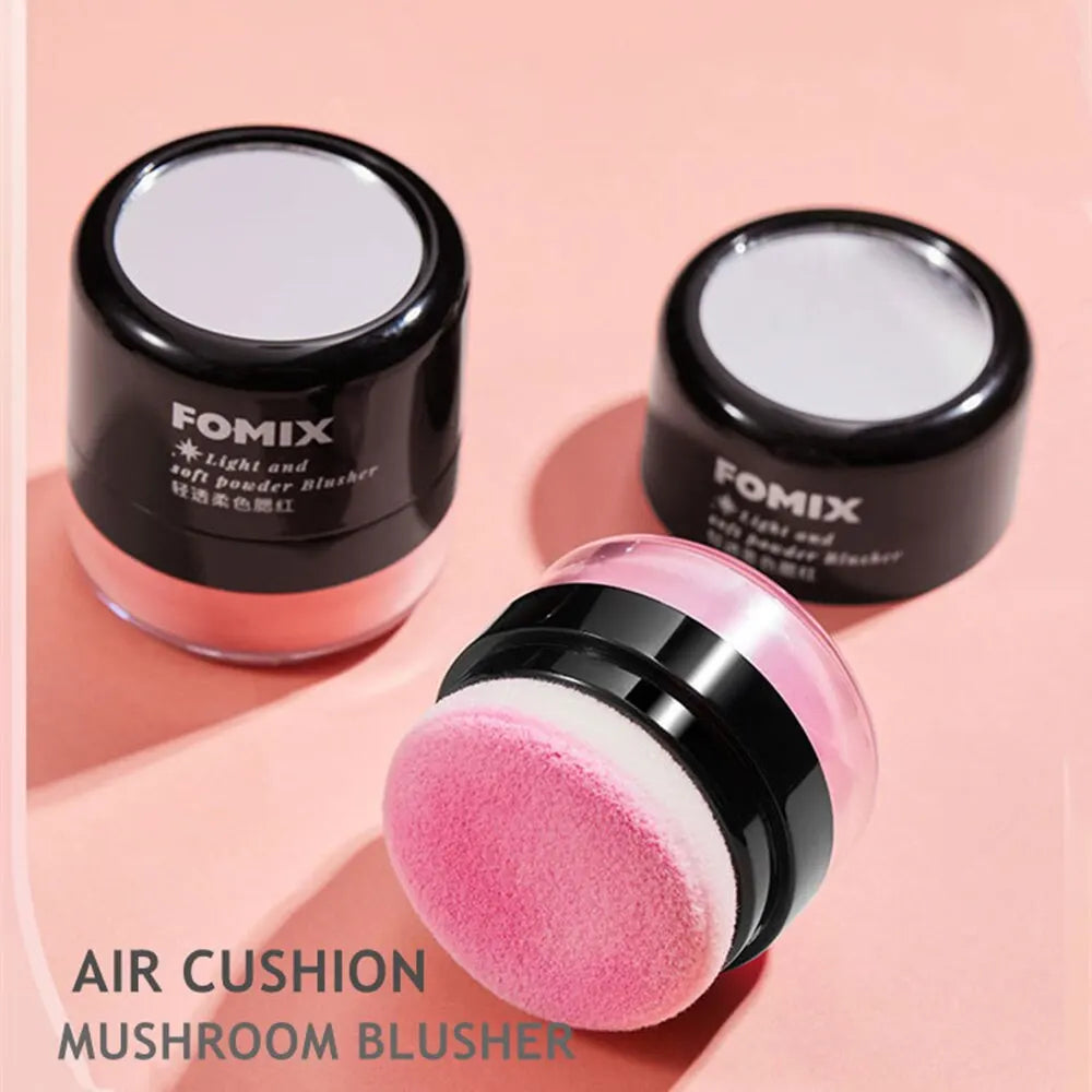 FOMIX Loose Powder Air Cushion Blush Long Last Pigment Soft Misty Qme