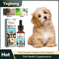 Pet Health Supplements Multi Vitamin Enhance Physical Fitness Protect Dogs Cats Stomach Oral Care Bad Breath Removal Pet Drops Qme Default Title