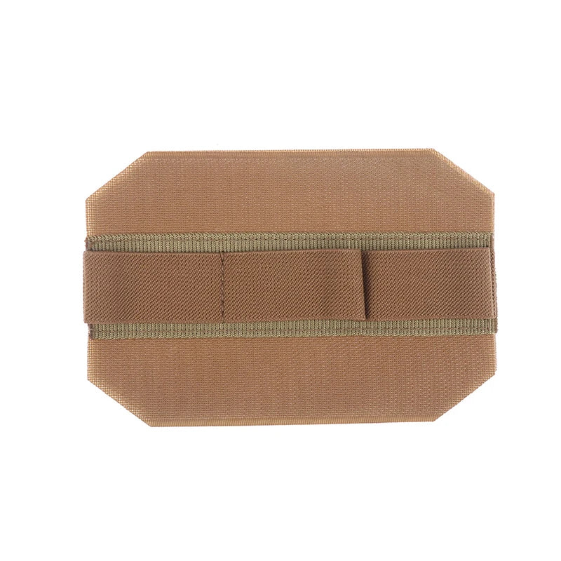 Portable Bag Insert Elastic Holder Loop Panel Hook Organizers Pouch Qme 3 holes Khaki