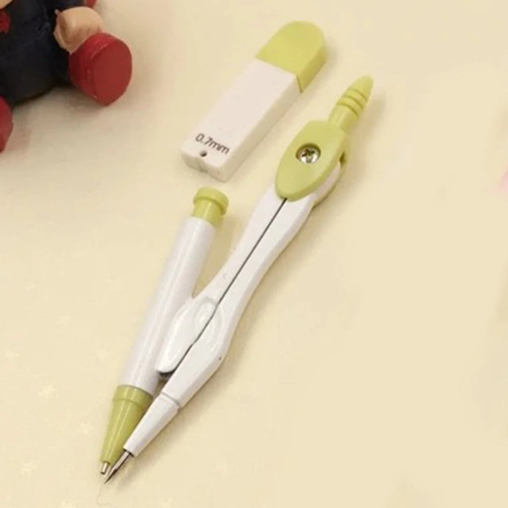 Drawing Compass Math Geometry Tools for Circles School Supplies for Students Stationery Items Teacher Teaching Tools Qme