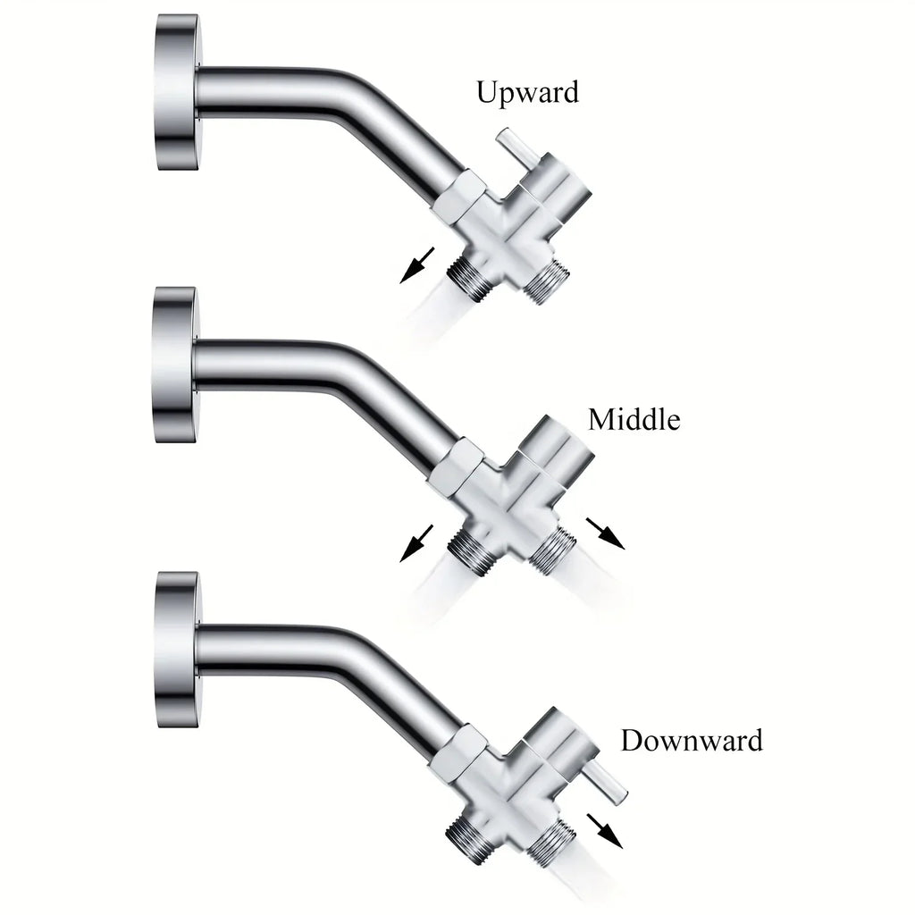 Bathroom Faucet Additions for a 3-Way G1/2 Shower Diverter Qme