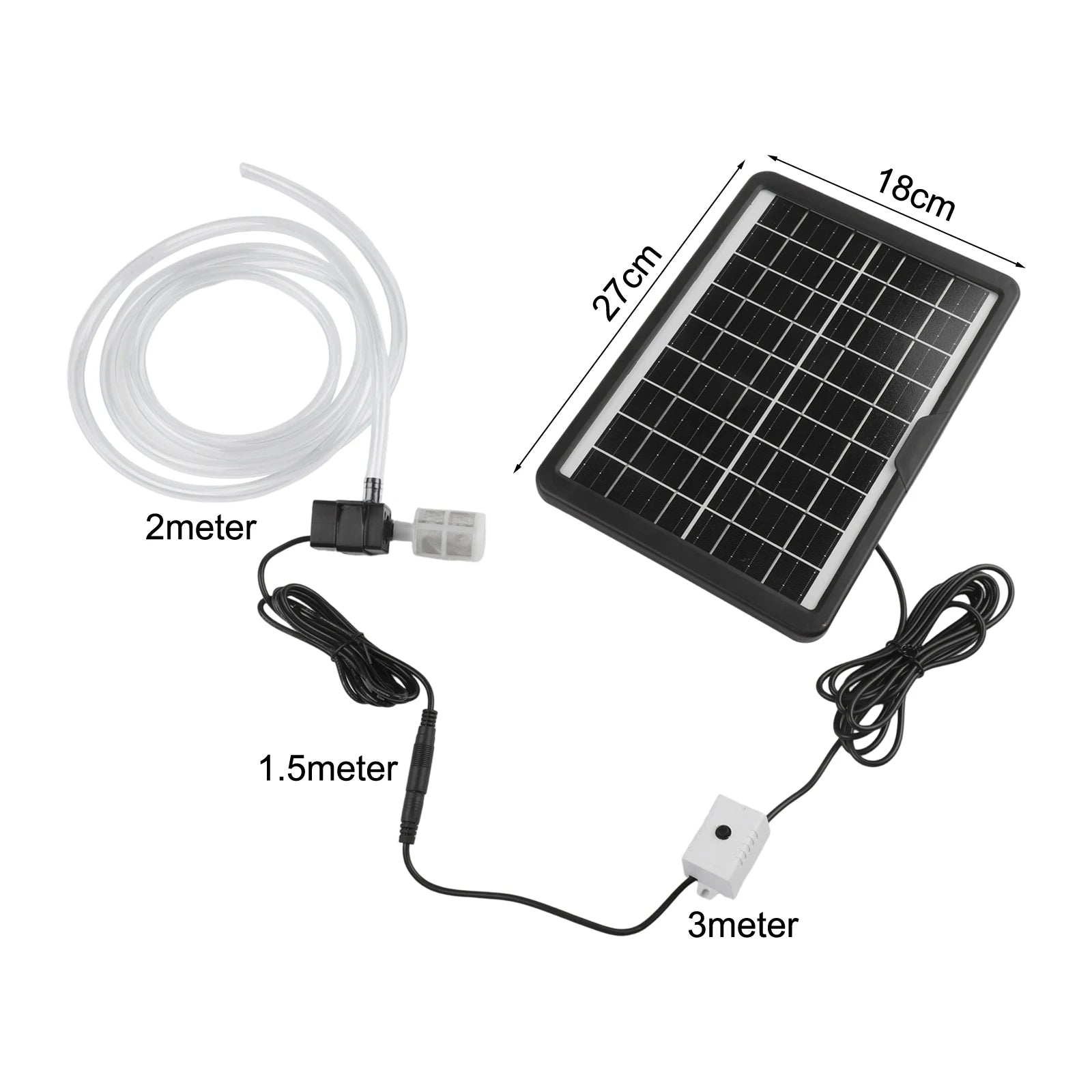 Solar Water Pump 12V Circulating Fish Pond Oxygen Submersible Pumps For Fish Tank Water Reservoir For Aquariums Qme Default Title