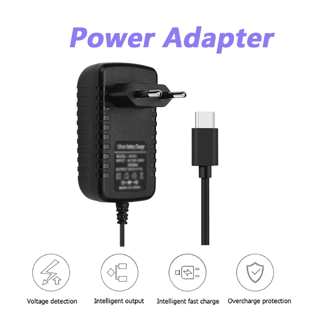 DC Power Supply TYPE-C 9V 1A 1.5A 2A 2.5A 3A OEM EU US UK AU Plug 220V To 110V Audio Adapter 9V 1000mA 1500mA 2000mA 3000mA Qme