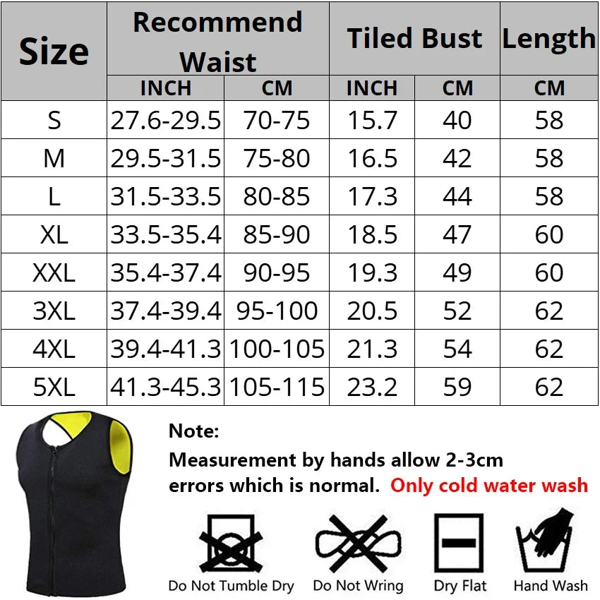 Men Body Shaper Waist Trainer Sauna Suit Sweat Vest Slimming Underwear Weight Loss Shirt Fat Burner Workout Tank Tops Shapewear Qme