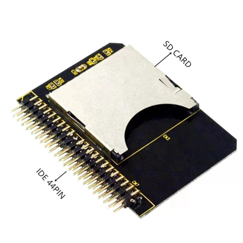 IDE 2 5 44 Pin Adapter SDHC SDXC MMC 44pin Male Converter Card Laptop Qme