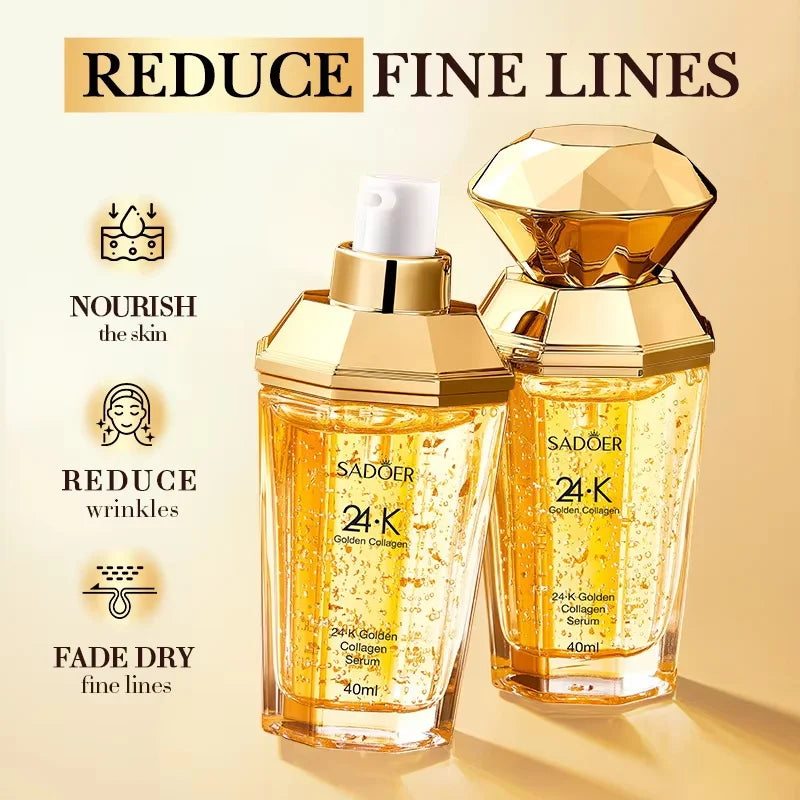 Instant Wrinkle Remover Face Serum Lifting Firming Fade Fine Lines Anti-aging Essence Whitening Brighten Nourish Skin Care Qme