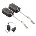 2pcs Carbon Brush For 1200W Angle Grinder GWS12-125S/GWS12-150SE64 Self-Stop Angle Grinder Replacemnet Carbon Brush 6X10X17mm Qme Default Title