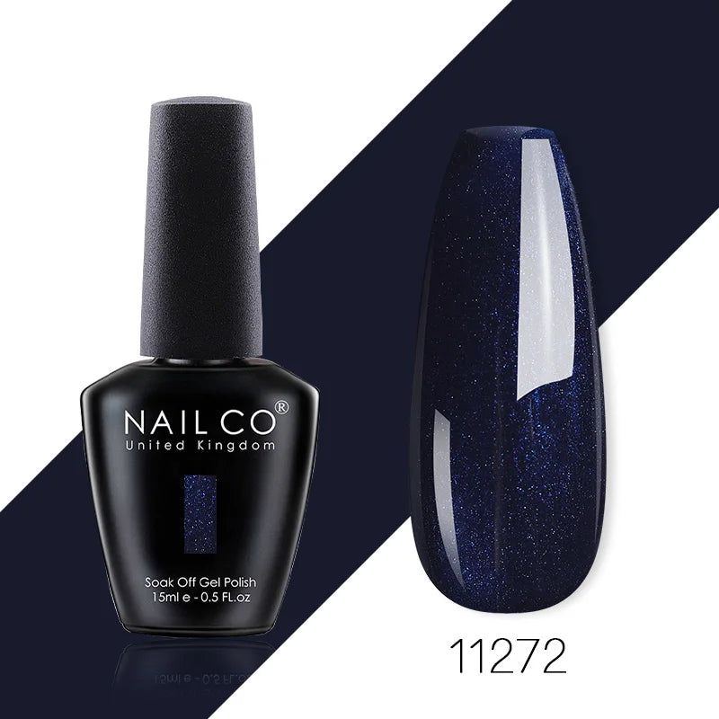NAILCO 85 Colors Nail Gel UV LED Lacquer Manicure Varnish Hybrid Semi Qme