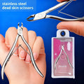 Professional Cuticle Trimmer Jaws Stainless Steel Nail Toenail Qme Silver