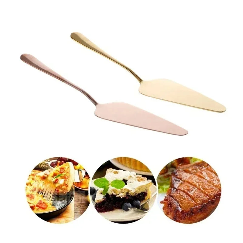 Kitchen Tools Stainless Steel Cake Shovel Knife Pie Pizza Cheese Qme