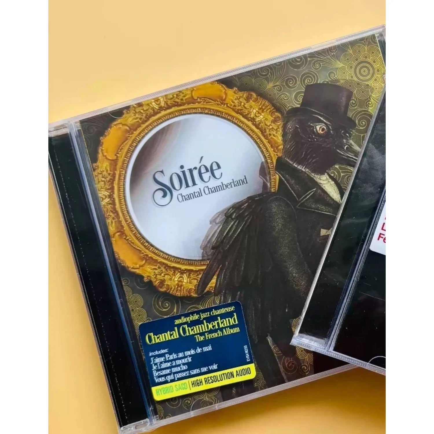 Jazz Vocal Themed CD Albums, Dual Art Cover Design, High-Fidelity Vocal Performance Media for Music Fans & Home Decor Qme B