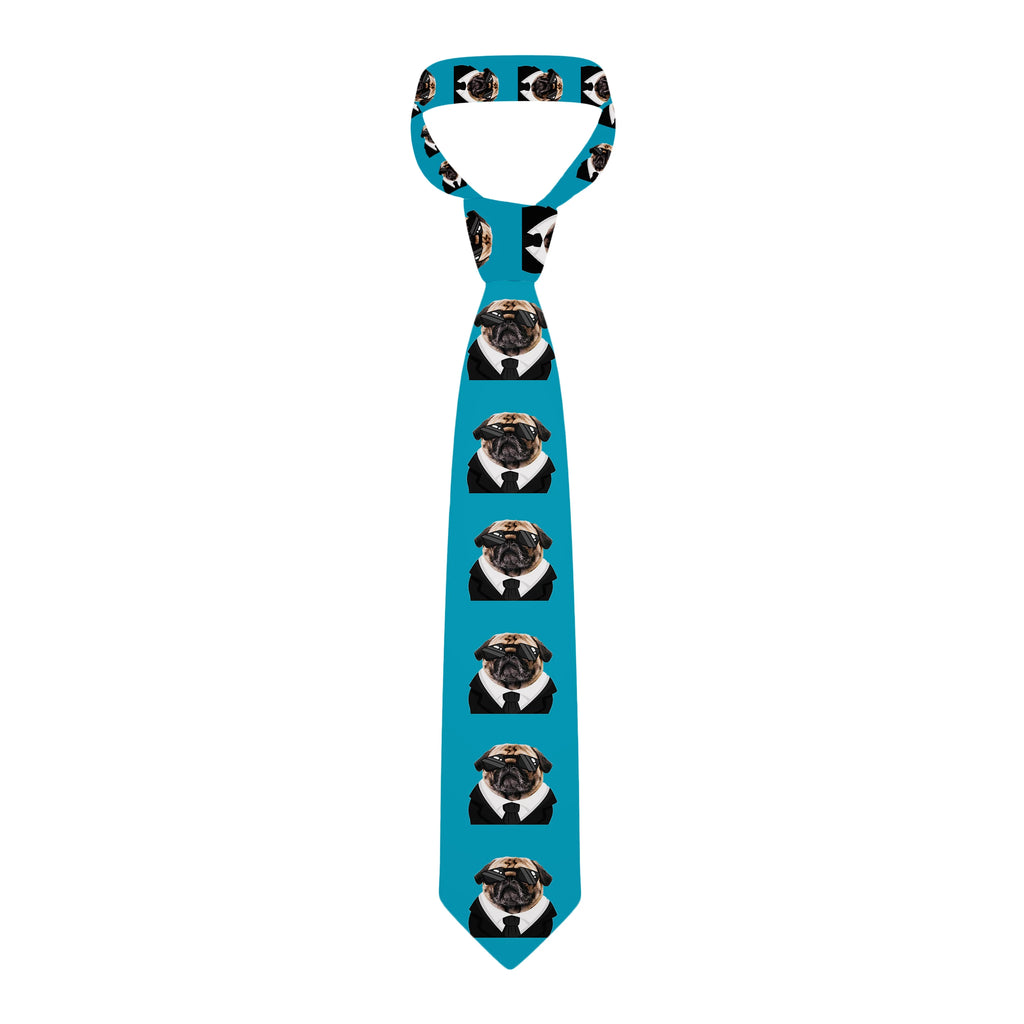 Personalized LOGO Custom Printed Tie Unisex Polyester Fashion Party Qme