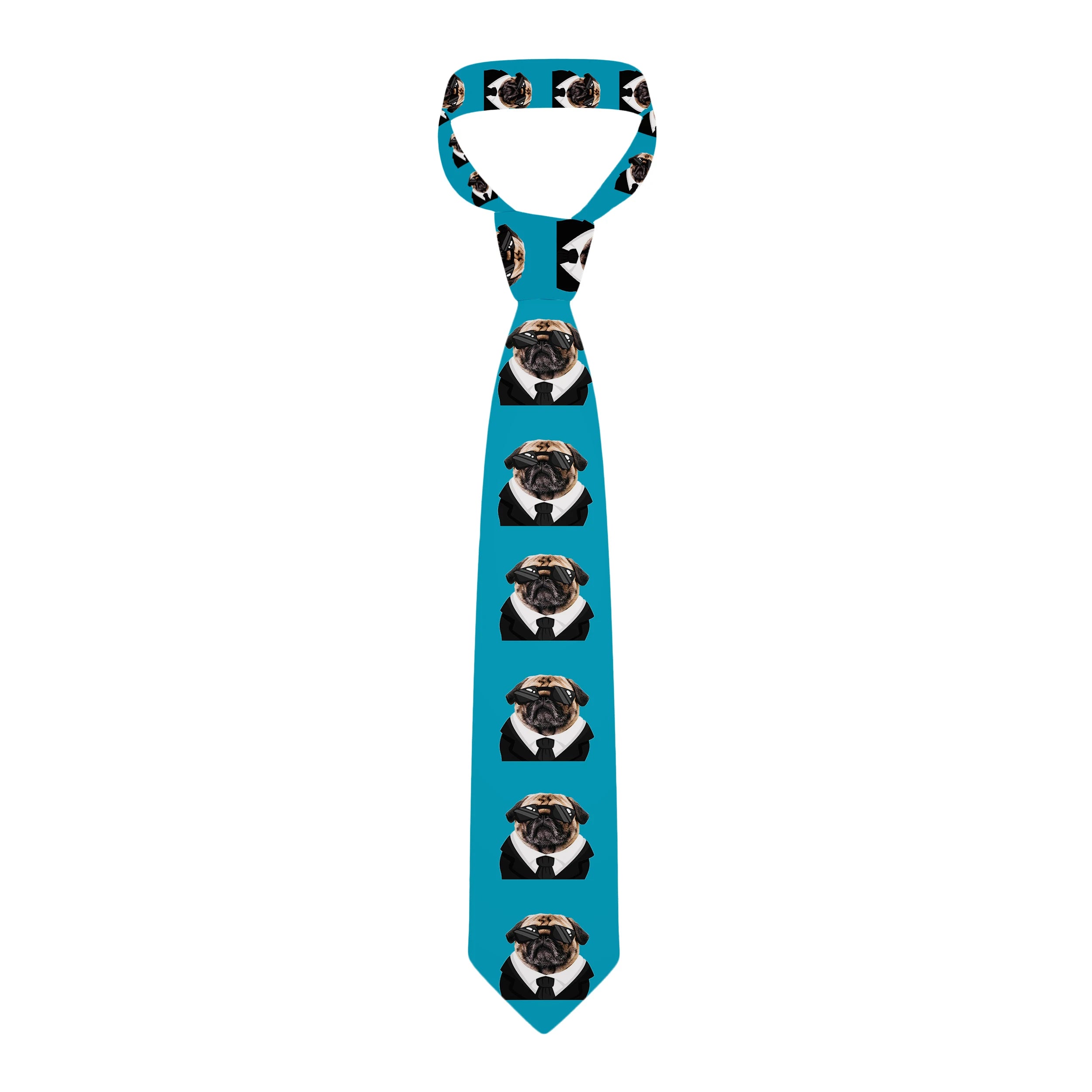 Personalized LOGO Custom Printed Tie Unisex Polyester Fashion Party Qme