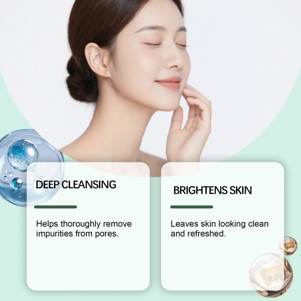 Tea Tree Clay Mask Cleaning Pore Purifying Blackhead Removal Control Oil Brightening Skin Care Facial Cleansing Mud Mask Qme