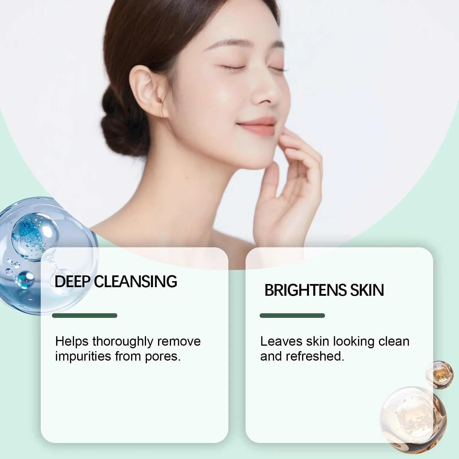 Tea Tree Clay Mask Cleaning Pore Purifying Blackhead Removal Control Oil Brightening Skin Care Facial Cleansing Mud Mask Qme
