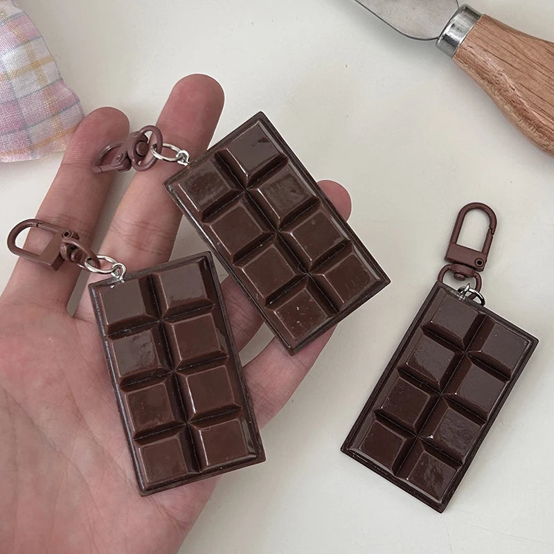 Bag Phone Pendant Modern Simplicity Simulated Cute Food Chocolate Qme