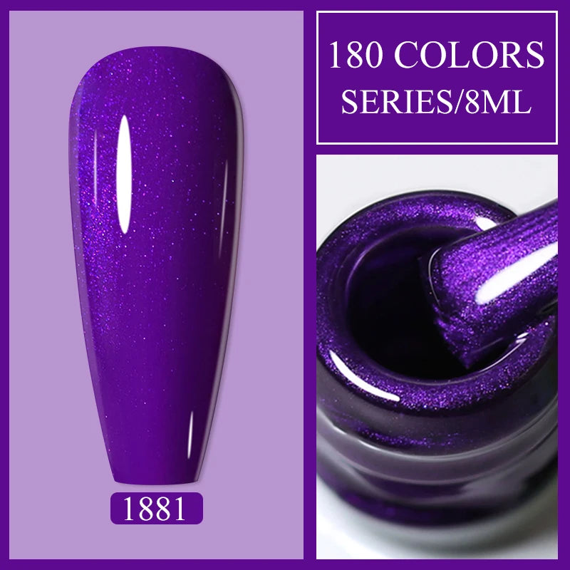 Arte Clavo Glitter UV Gel Nail Polish Sequin Series Colorful Soak Off