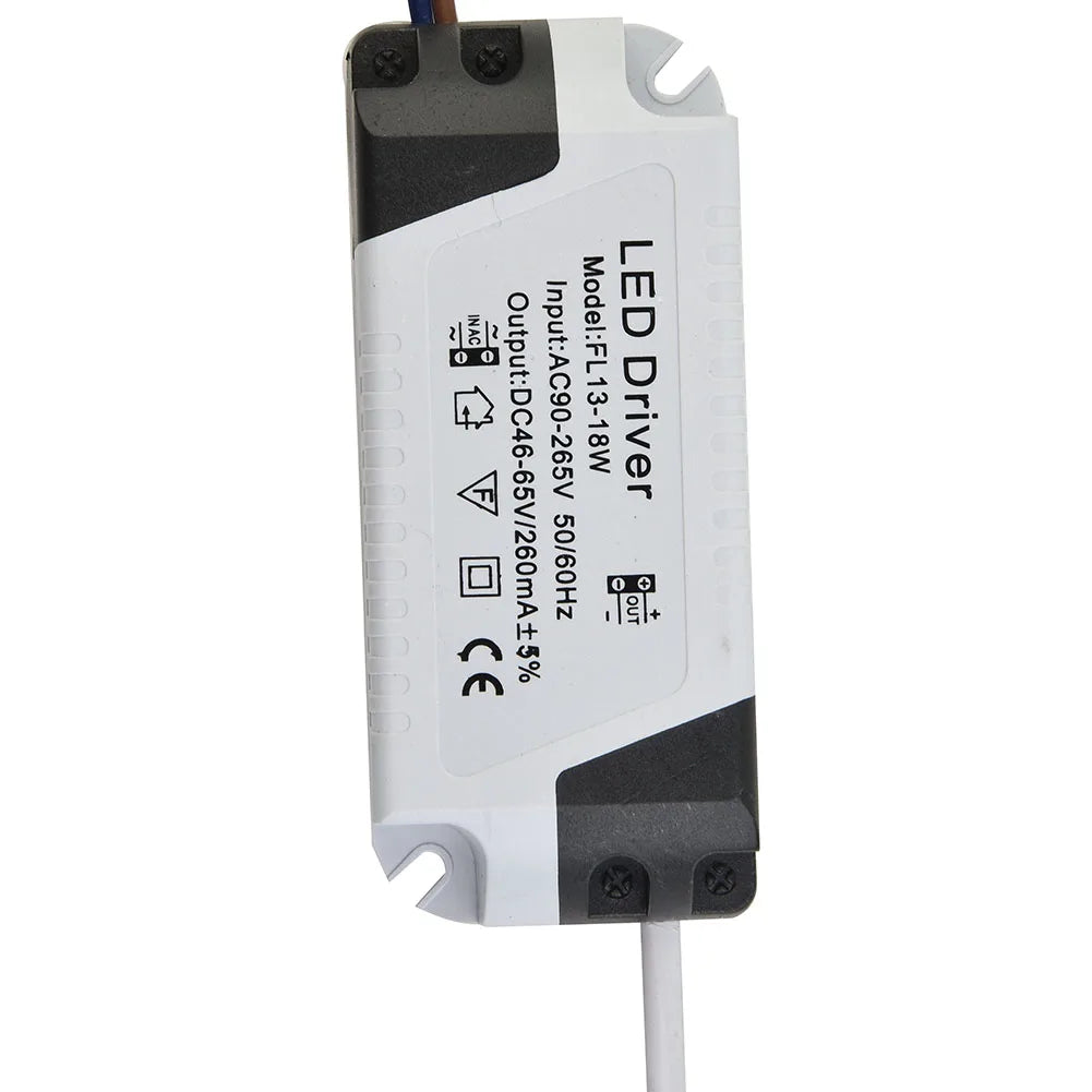 LED Panel Driver Constant Current 3W 6W 12W 18W 24W DC LED Power Supply Plastic AC 90-265V Home Improvement Qme