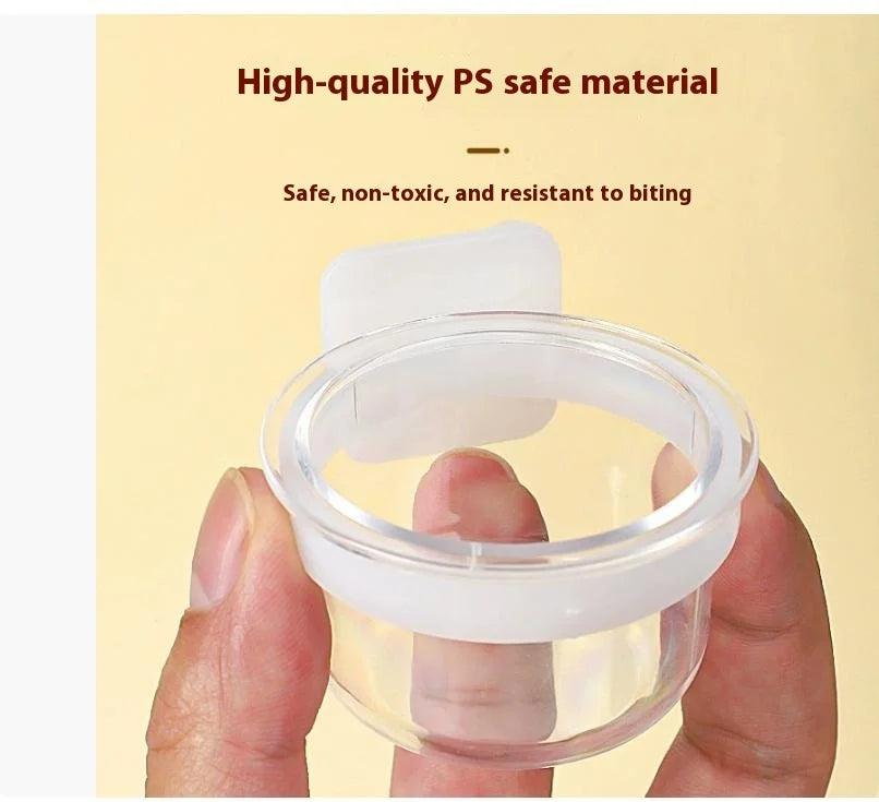 Cage Convenient Hanging Seed Water Feeder Parrots Bird Feeding Bowl Qme A11-1PCS