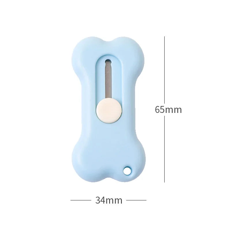 1-3pcs Cuter Mini Cartoon Bone Utility Knife Utility Letter Opener Art Paper Cutter Kawaii Stationery Knife Qme