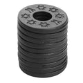 Rubber Guitar Strap Locks Blocks for Acoustic Electric Guitar Bass Pack of 10 Lightweight Portable Music Elements Qme Gasket