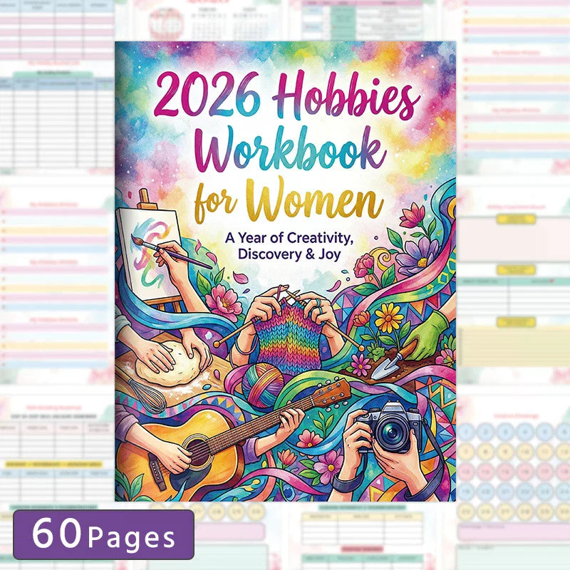 2026 Hobby Workbook Women Creative Guide Exploring Passions Setting Qme Default Title