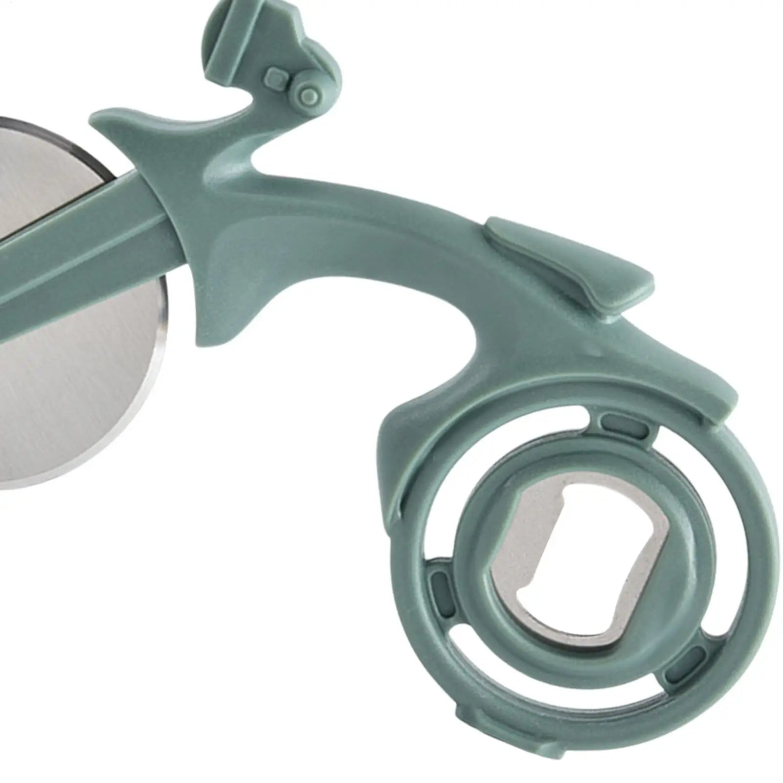 Pizza Wheel Cutter Stainless Steel Funny Bike Kitchen Gadgets Pie Qme