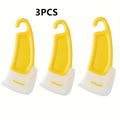 Silicone Pan Scraper -Effective Cleaning Tool For Pans Fry Pans Dishes And Pots Essential Kitchen Cleaning Supply Scraper Qme 3PCS