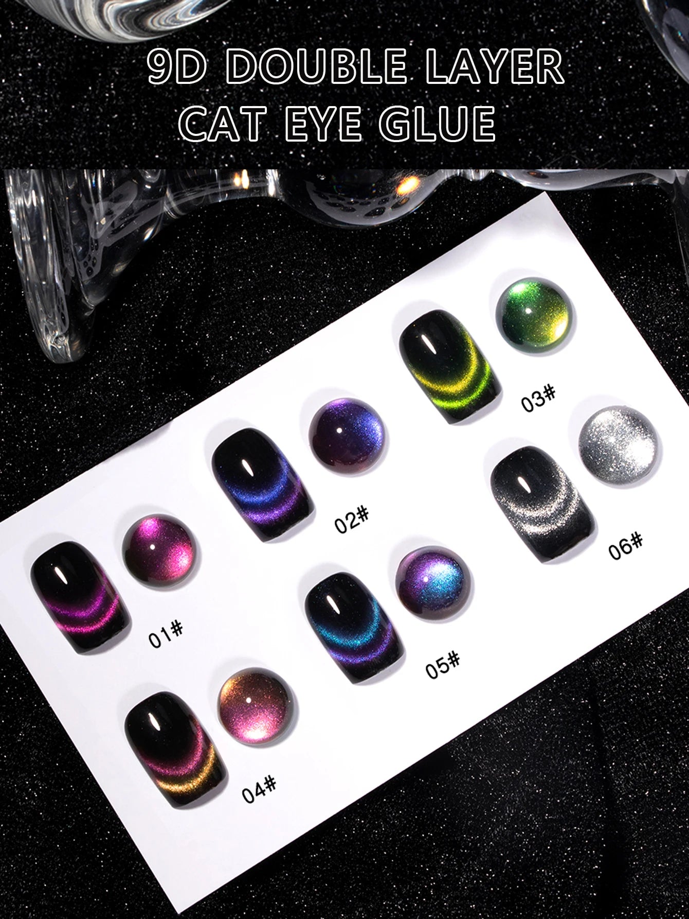 Popular Light Strip Cat Eye Magnetic Gel Nail Polish Optional Qme