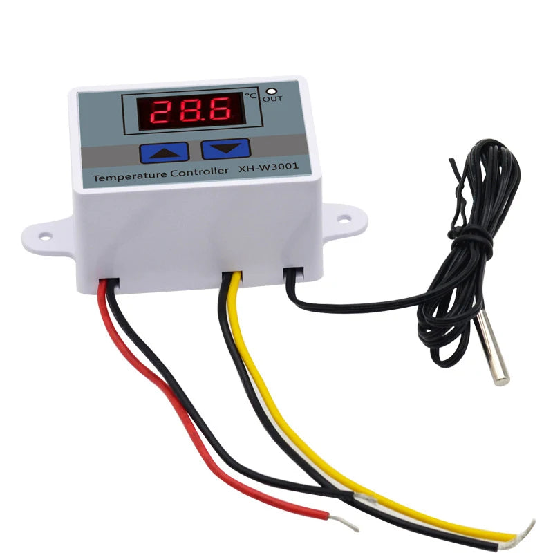 W3001 Digital LED Temperature Controller Thermostat Thermoregulator Qme DC 12V