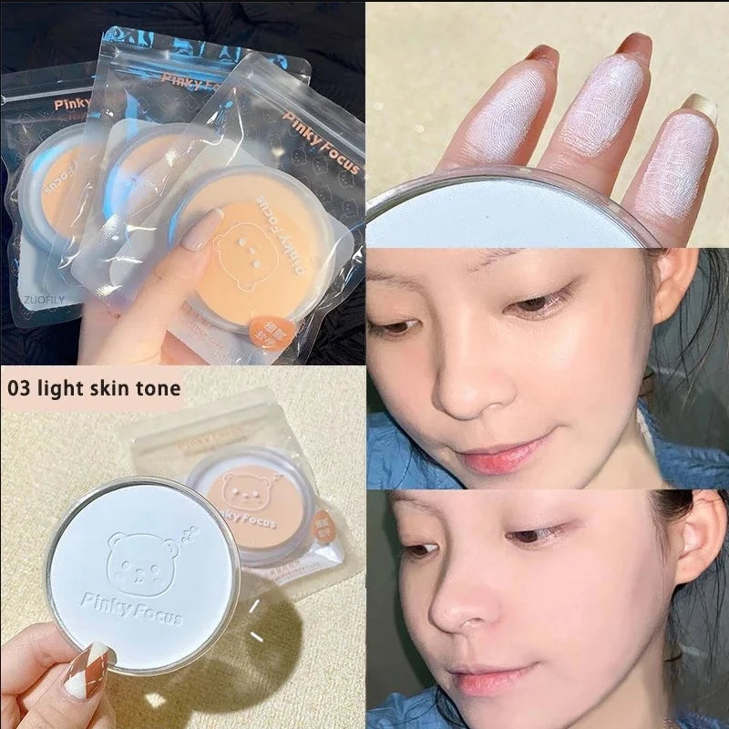 Lavender Makeup Powder Oil Control Setting Powder for Smooth and Even Complexion Matte Effect Soft Finishing Powder Cosmetics Qme 03-1pc