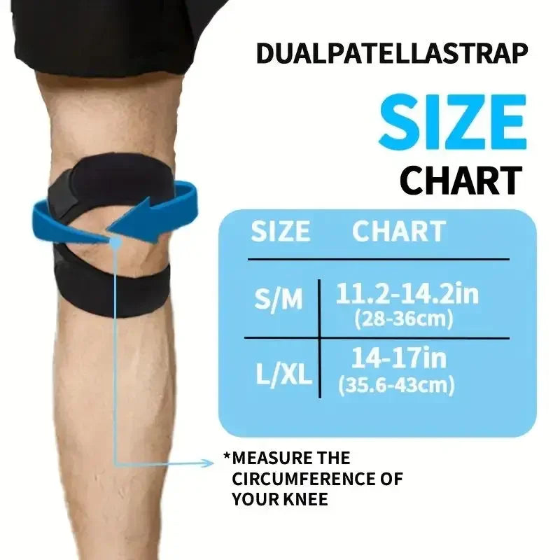 Tcare Sports Kneepad Double Patellar Knee Patella Tendon Support Qme