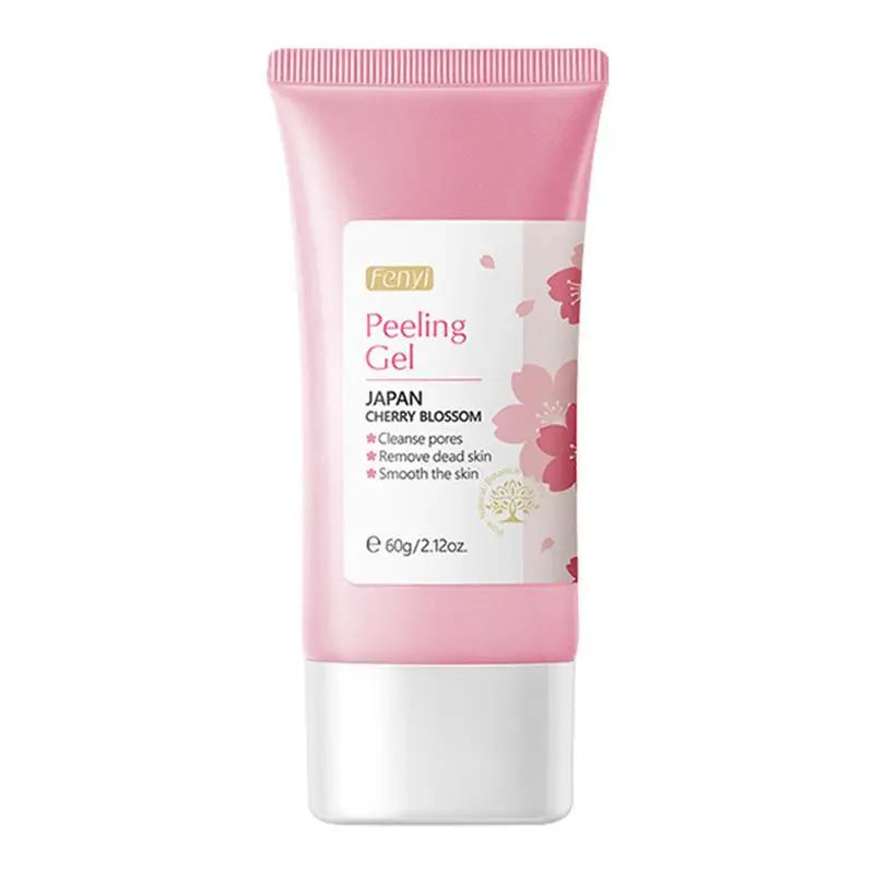 Face Peeling Gel Cherry Blossom Deep Cleansing Gel Facial Scrub Dead Skin Remover Skin Brightening Gel Facial Peel Face Qme