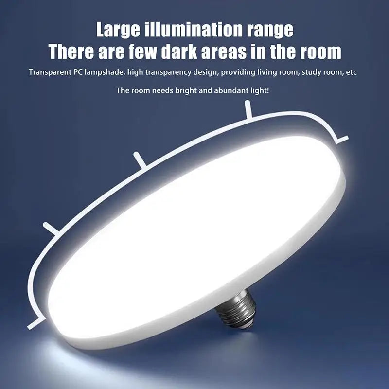 20-200W Indoor Lighting Flying Saucer Light Ceiling Lamp Garage LED Qme