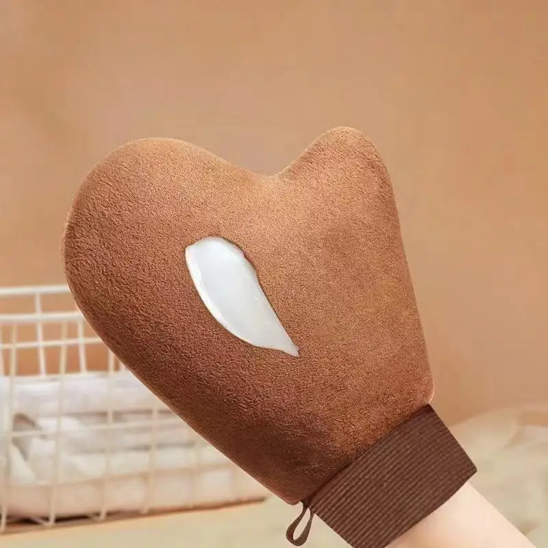 Body Lotion Glove Self-tanning Mitt Double-sided Prevents Sticky Qme