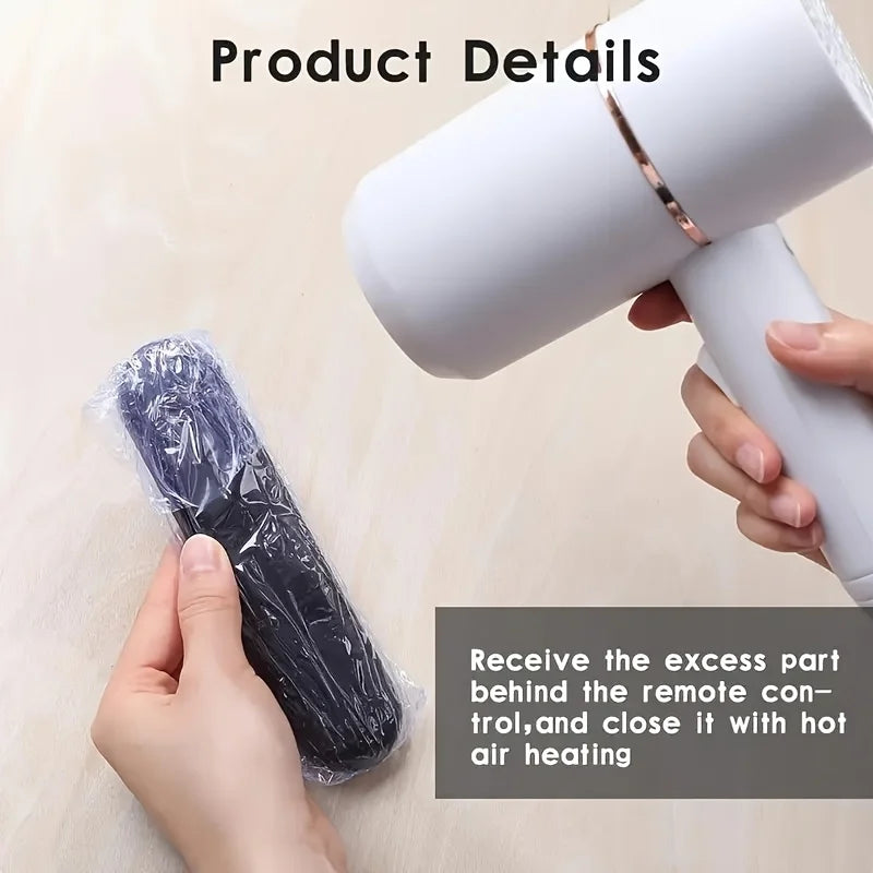 50 multifunctional PVC transparent heat shrink protective films, suitable for televisions, air conditioning remote controls, and Qme