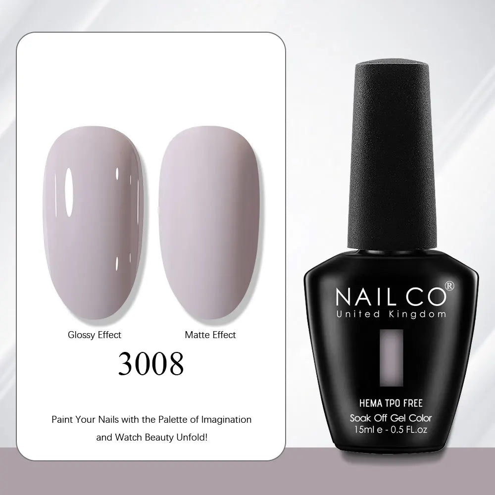 NAILCO Gel Nail Polish Nails Semi-permanent UV Varnish Glitter Glass