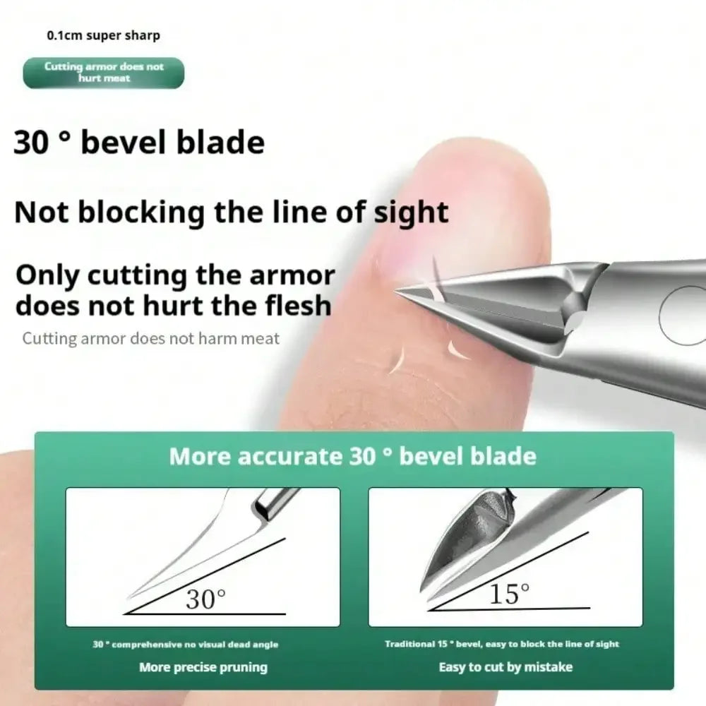 Labor-saving Professional Nail Clippers Cuticle Trimmer Foot Care Qme