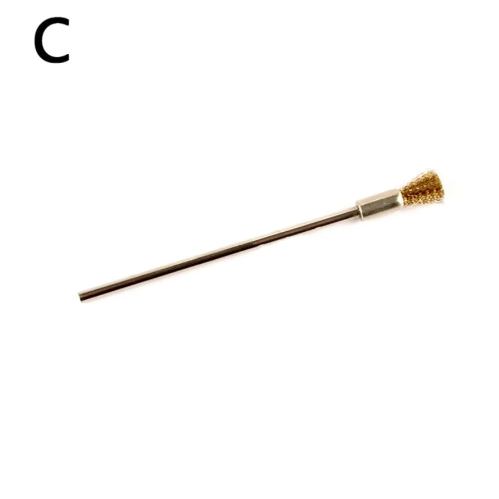 4pcs 100mm Steel Wire Wheel-Brushes 3.0mm Shank Polishing Brush Rotary-Tools Home Rust Cleaning Tool Nylon/horse Hair/wire Qme