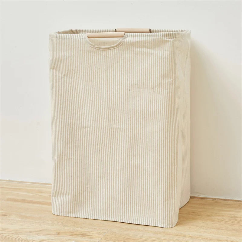 Waterproof Laundry Basket Cotton Linen Dirty Clothes Baskets Laundry Organizer Foldable Sundries Storage Bag Foldabling Hamper Qme E