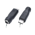 DC Power Adapter Converter 5 5x2 Female Jack USB C Male Connector Qme 2pieces