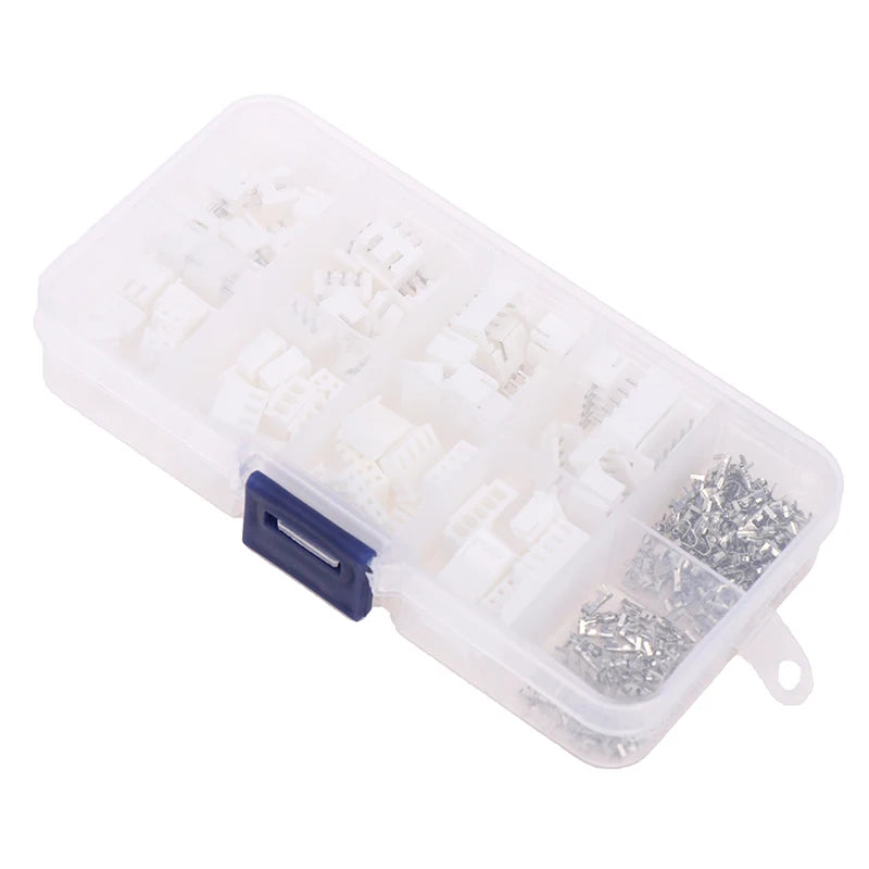 230pcs/box XH 2.54 2p 3p 4p 5pin 2.54mm Pitch Terminal Kit JST Connector. Qme